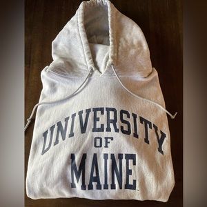 Mens Champion vintage University of Maine Hoodie